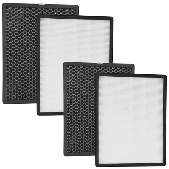 True HEPA & Carbon Replacement Filter Combo For Alexapure Breeze AP-B102 New - Picture 1 of 6